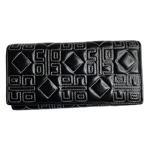 COBO BLU Black Leather Wallet